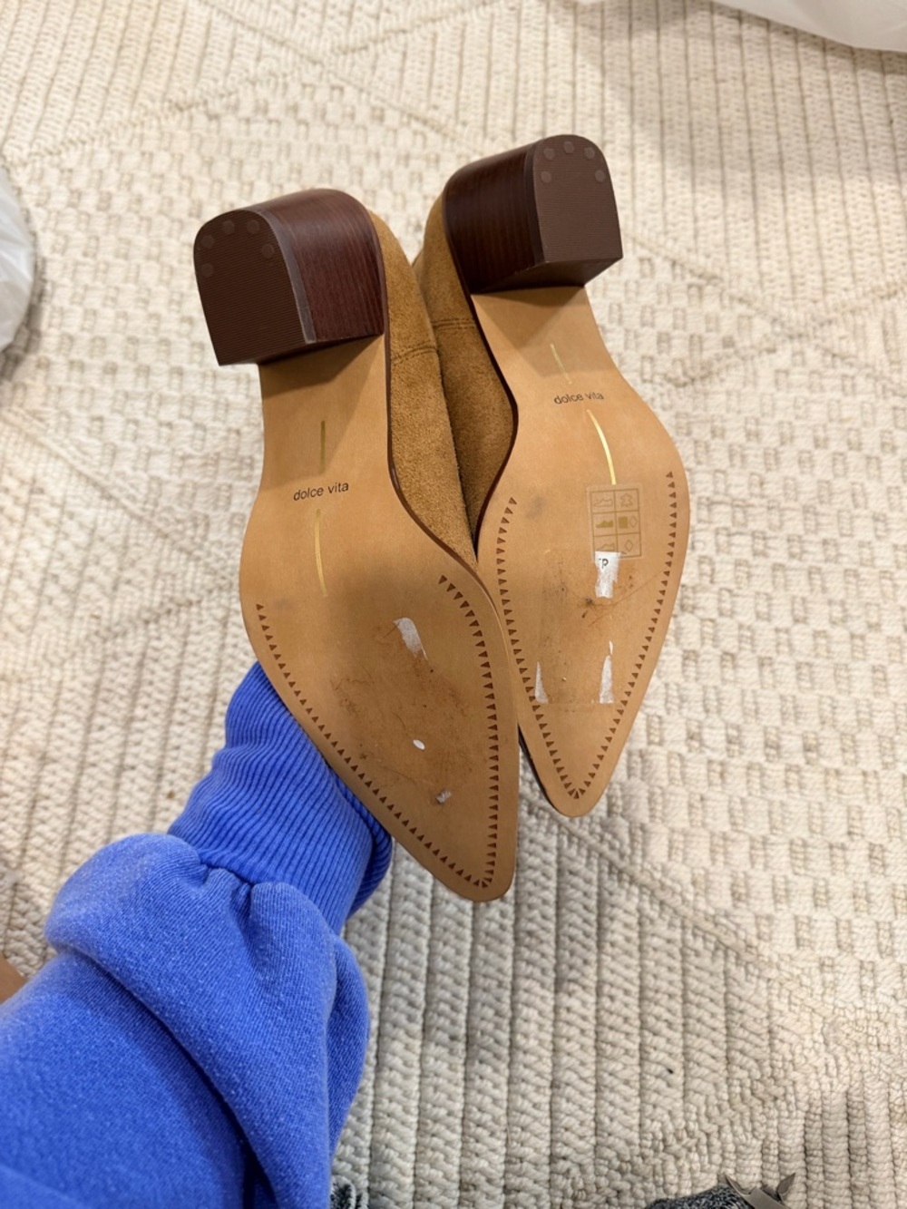 Dolce Vita Shadie H2O Booties Brown Suede - Picture 6 of 7